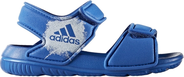 Niebieskie buty dziecięce letnie Adidas Performance na rzepy