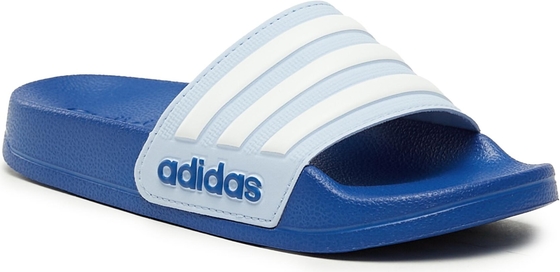 Niebieskie buty dziecięce letnie Adidas w paseczki