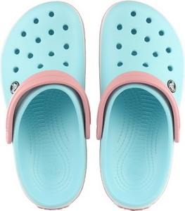 Niebieskie buty dziecięce letnie Crocs dla dziewczynek
