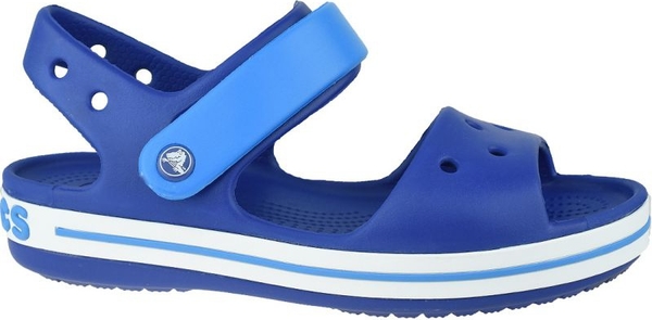 Niebieskie buty dziecięce letnie Crocs na rzepy