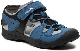 Niebieskie buty dziecięce letnie Geox na rzepy dla chłopców