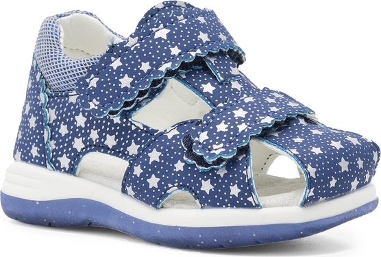 Niebieskie buty dziecięce letnie Nelli Blu na rzepy