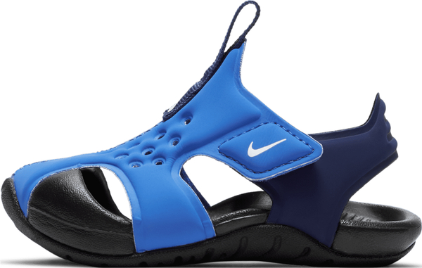 Niebieskie buty dziecięce letnie Nike na rzepy