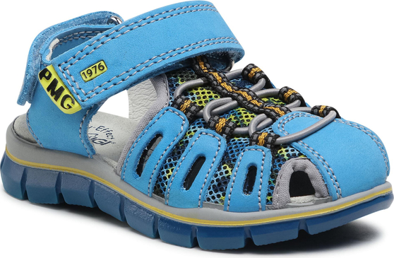 Niebieskie buty dziecięce letnie Primigi na rzepy dla chłopców