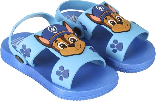 Niebieskie buty dziecięce letnie Psi Patrol na rzepy