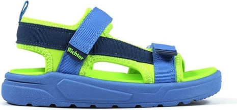 Niebieskie buty dziecięce letnie Richter z tkaniny