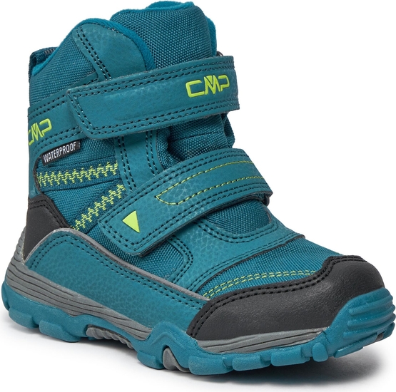 Niebieskie buty dziecięce zimowe CMP na rzepy