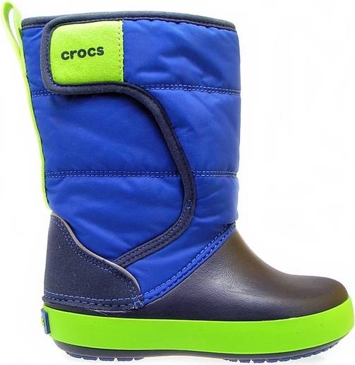 Niebieskie buty dziecięce zimowe Crocs