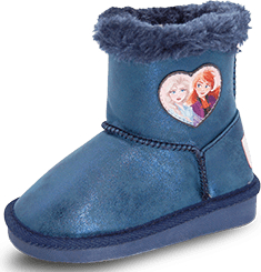 Niebieskie buty dziecięce zimowe Disney dla dziewczynek