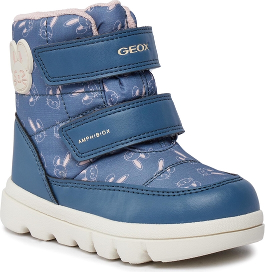 Niebieskie buty dziecięce zimowe Geox