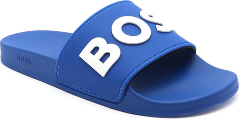 Niebieskie buty letnie męskie Hugo Boss w sportowym stylu