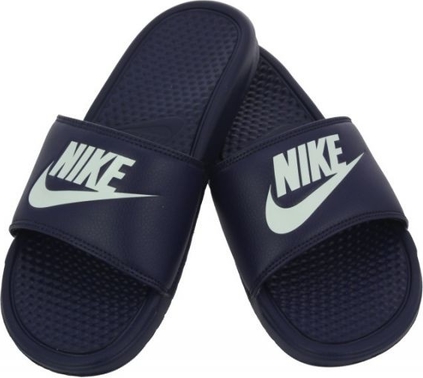 Niebieskie buty letnie męskie Nike Sportswear ze skóry