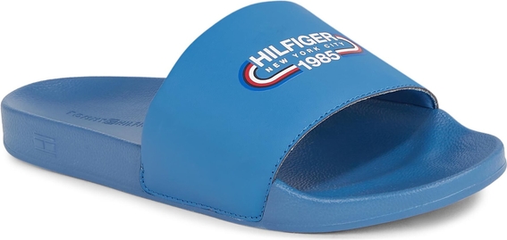Niebieskie buty letnie męskie Tommy Hilfiger w sportowym stylu