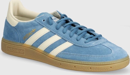 Niebieskie buty sportowe Adidas Originals w sportowym stylu