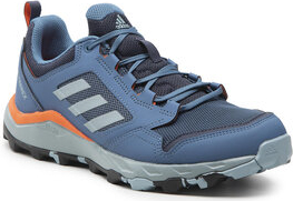 Niebieskie buty sportowe Adidas Performance sznurowane w sportowym stylu terrex