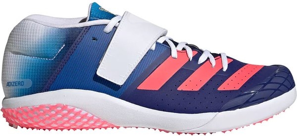 Niebieskie buty sportowe Adidas sznurowane w sportowym stylu