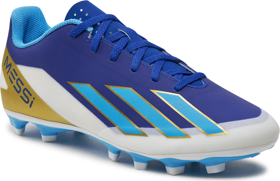 Niebieskie buty sportowe Adidas ultraboost w sportowym stylu