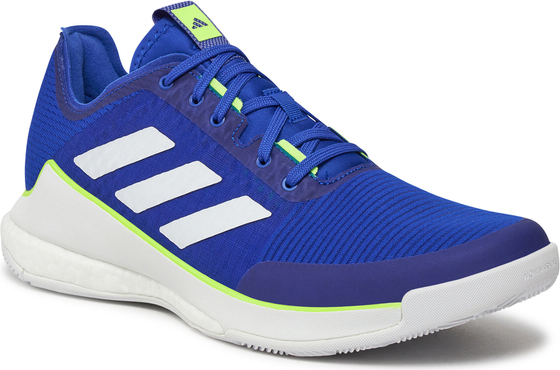 Niebieskie buty sportowe Adidas w sportowym stylu sznurowane