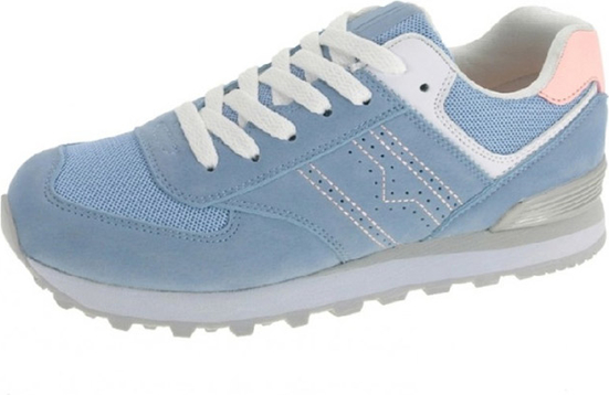 Niebieskie buty sportowe Beppi w sportowym stylu z płaską podeszwą