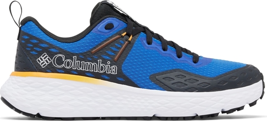 Niebieskie buty sportowe Columbia sznurowane w sportowym stylu