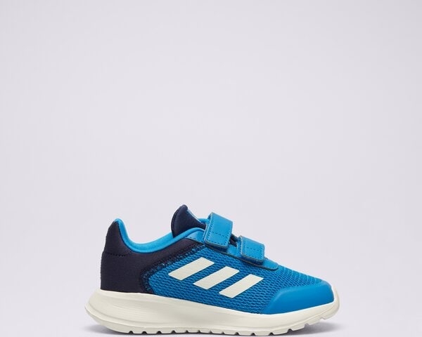 Niebieskie buty sportowe dziecięce Adidas Core na rzepy