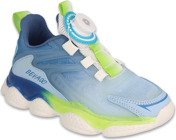 Niebieskie buty sportowe dziecięce Befado sznurowane