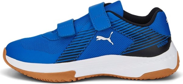 Niebieskie buty sportowe dziecięce Puma dla chłopców na rzepy