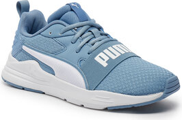 Niebieskie buty sportowe dziecięce Puma sznurowane