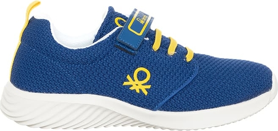 Niebieskie buty sportowe dziecięce United Colors Of Benetton sznurowane