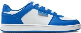 Niebieskie buty sportowe Kappa sznurowane w sportowym stylu