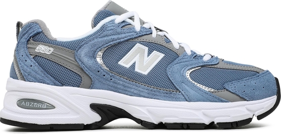 Niebieskie buty sportowe New Balance sznurowane