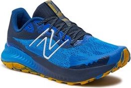 Niebieskie buty sportowe New Balance w sportowym stylu sznurowane
