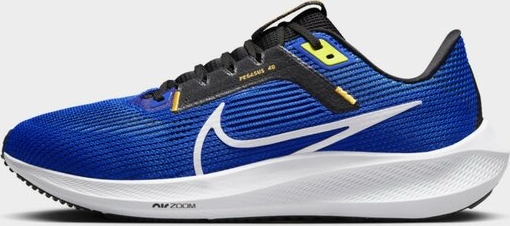 Niebieskie buty sportowe Nike zoom sznurowane w sportowym stylu