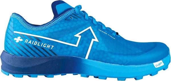 Niebieskie buty sportowe Raidlight sznurowane w sportowym stylu