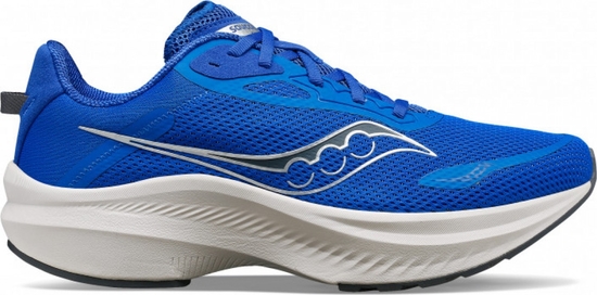 Niebieskie buty sportowe Saucony w sportowym stylu