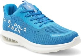 Niebieskie buty sportowe U.S. Polo w sportowym stylu