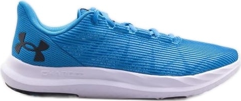 Niebieskie buty sportowe Under Armour w sportowym stylu sznurowane