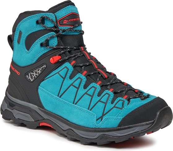 Niebieskie buty trekkingowe Alpine Pro sznurowane