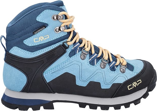 Niebieskie buty trekkingowe CMP z płaską podeszwą