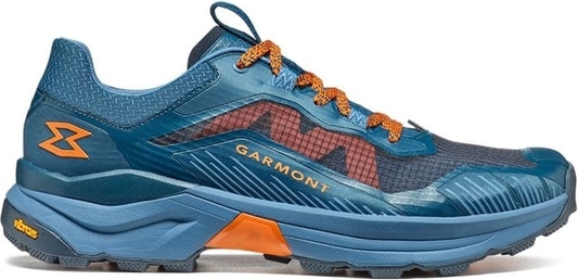Niebieskie buty trekkingowe Garmont sznurowane