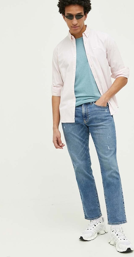 Niebieskie jeansy Abercrombie & Fitch w stylu casual