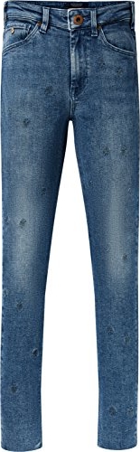 Niebieskie jeansy amazon.de w street stylu