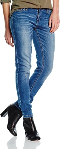 Niebieskie jeansy amazon.de z jeansu w stylu casual