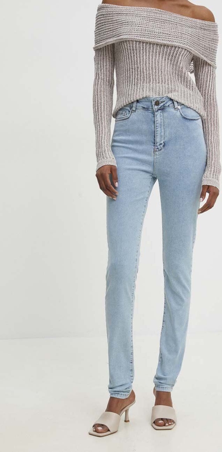 Niebieskie jeansy Answear Lab w street stylu
