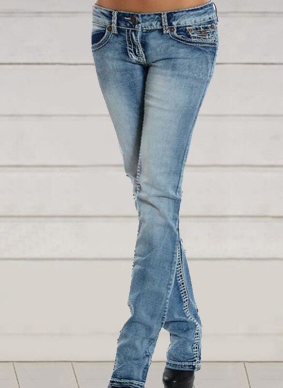 Niebieskie jeansy Arilook w stylu casual