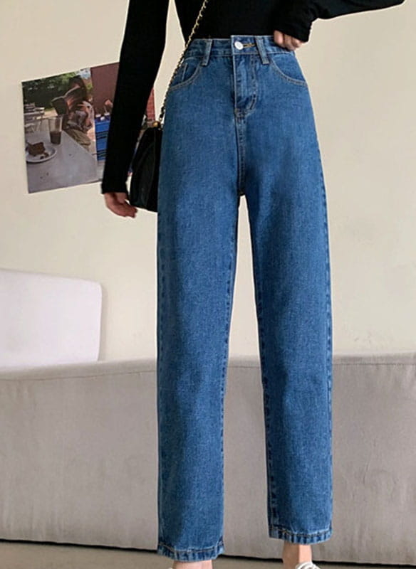 Niebieskie jeansy Arilook z jeansu w stylu casual