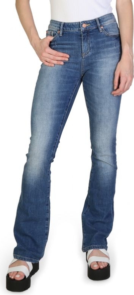 Niebieskie jeansy Armani Exchange z bawełny w stylu casual