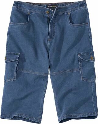 Niebieskie jeansy Atlas For Men z jeansu w stylu casual