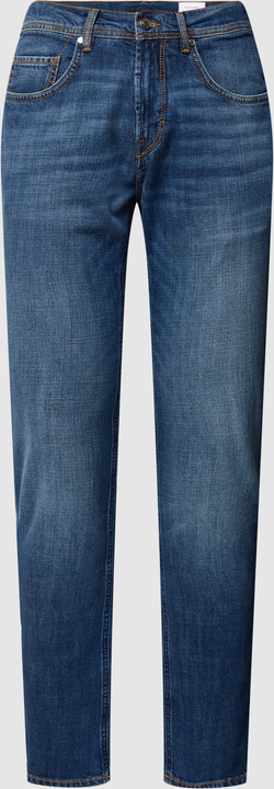 Niebieskie jeansy Baldessarini z bawełny w street stylu