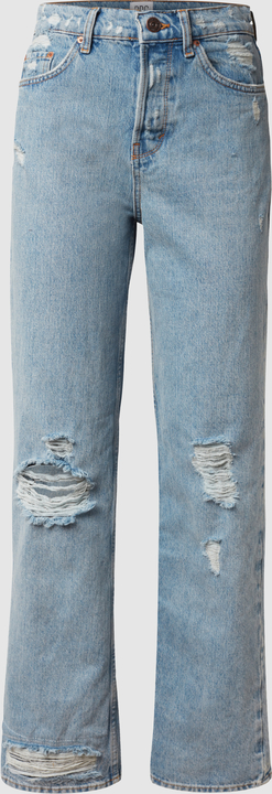 Niebieskie jeansy Bdg Urban Outfitters z bawełny
